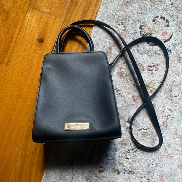 Zac Posen Small 2 Style Black Purse Crossbody - Picture 3 of 11